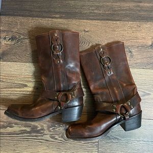 Frye Harness Boots Sz 9